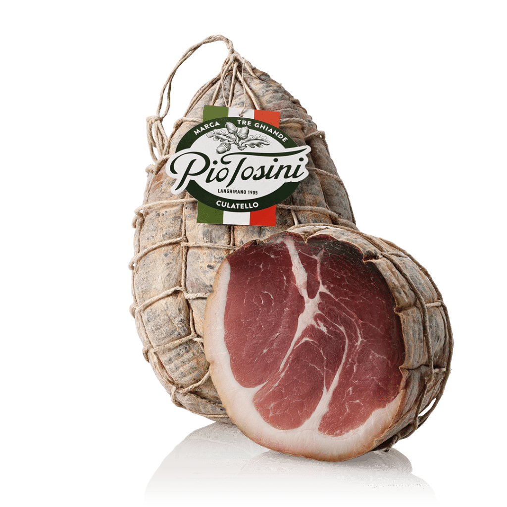 Culatello Pio Tosini stagionato in cantina, salume di eccellenza